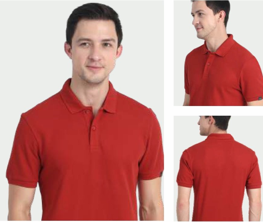 M&S Polo T-shirts BERRY